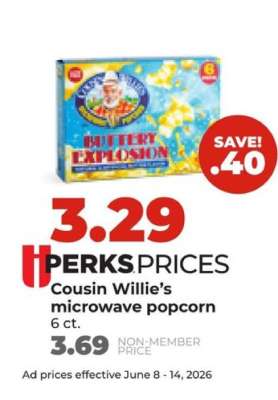 Cousin Willie's Microwave Popcorn