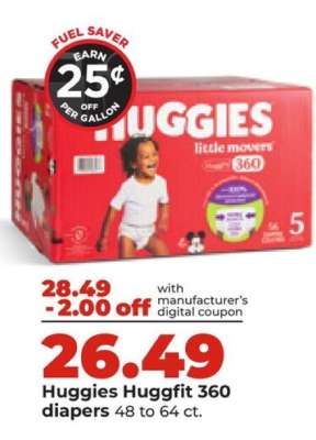 Huggies Huggfit 360 diapers
