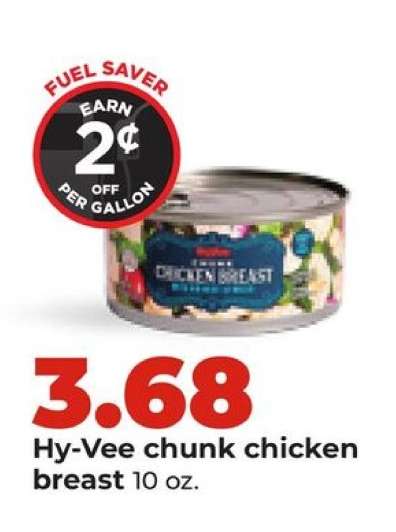 Hy-Vee chunk chicken breast