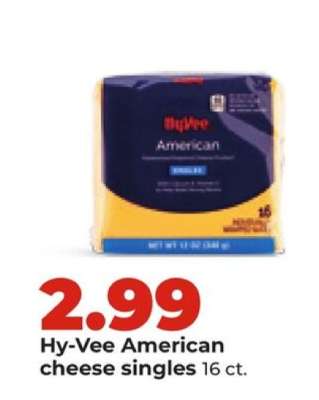 Hy-Vee American cheese singles
