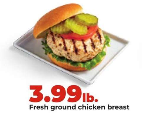 Fresh ground chicken breast