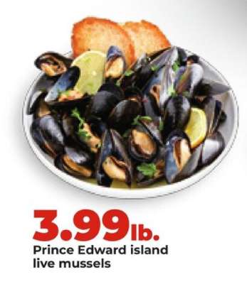 Prince Edward Island live mussels