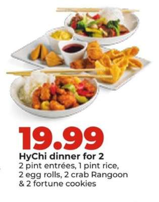 HyChi dinner for 2