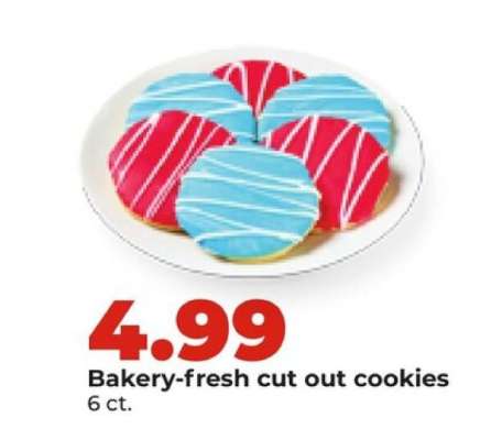 Bakery fresh cut out cookies