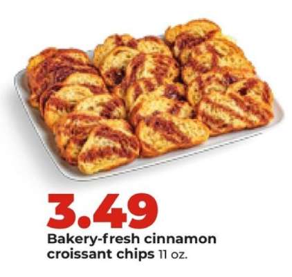 Bakery fresh cinnamon croissant chips