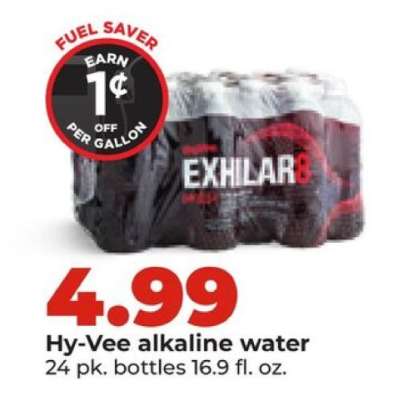 Hy-Vee alkaline water