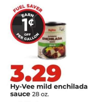 Hy-Vee mild enchilada sauce