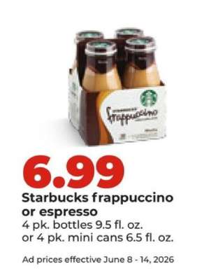 Starbucks Frappuccino or Espresso