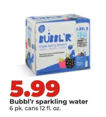 Bubbl'r sparkling water