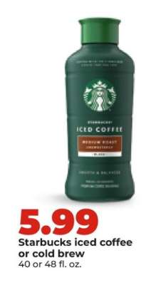 Starbucks iced coffee or cold brew