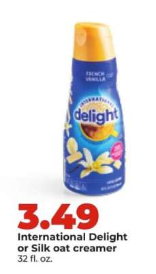 International Delight or Silk Oat Creamer