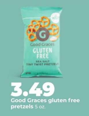 Good Graces gluten free pretzels