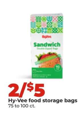 Hy-Vee food storage bags