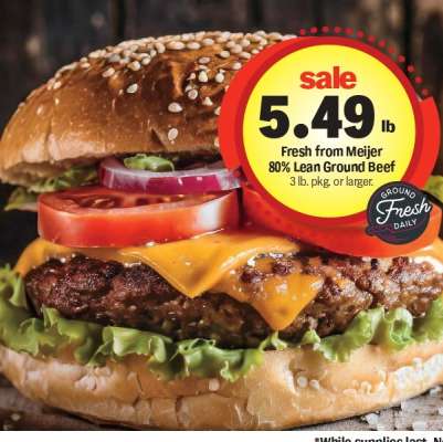 80% Lean Ground Beef