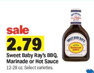 Sweet Baby Ray’s BBQ, Marinade or Hot Sauce