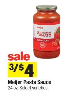 Meijer Pasta Sauce*