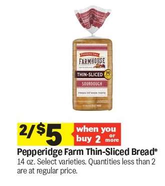 Pepperidge Farm Thin-Sliced Bread