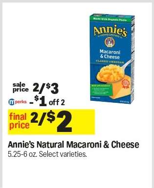 Annie's Natural Macaroni & Cheese
