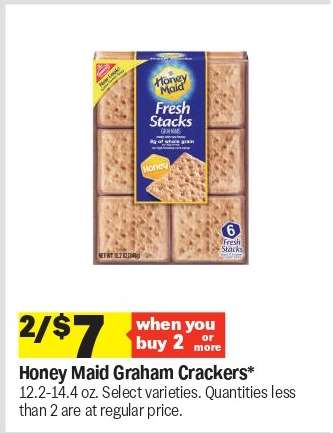 Honey Maid Graham Crackers*