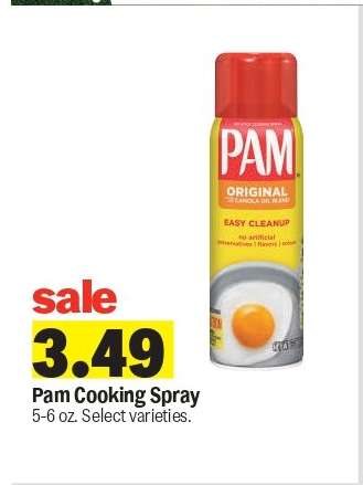 Pam Cooking Spray
