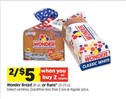 Wonder Bread or Buns