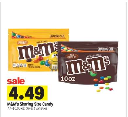 M&M's Sharing Size Candy