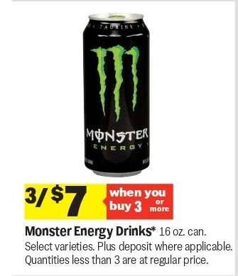 Monster Energy Drinks