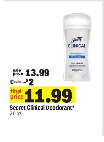 Secret Clinical Deodorant