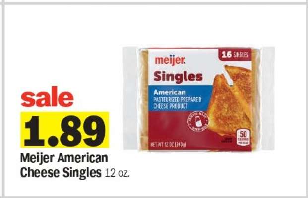 Meijer American Cheese Singles