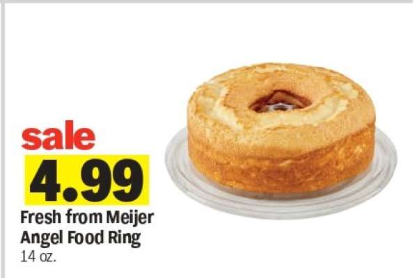Fresh from Meijer Angel Food Ring