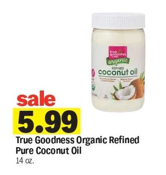 True Goodness Organic Refined Pure Coconut Oil