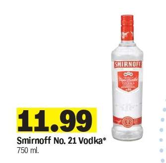 Smirnoff No. 21 Vodka*