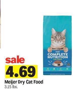 Meijer Dry Cat Food