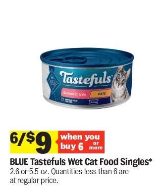 BLUE Tastefuls Wet Cat Food Singles*
