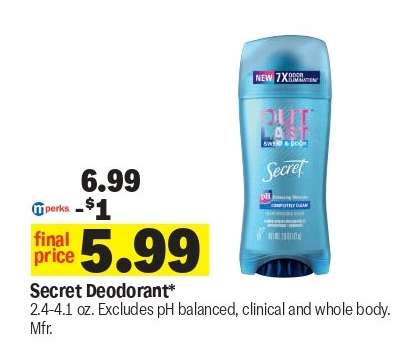Secret Deodorant