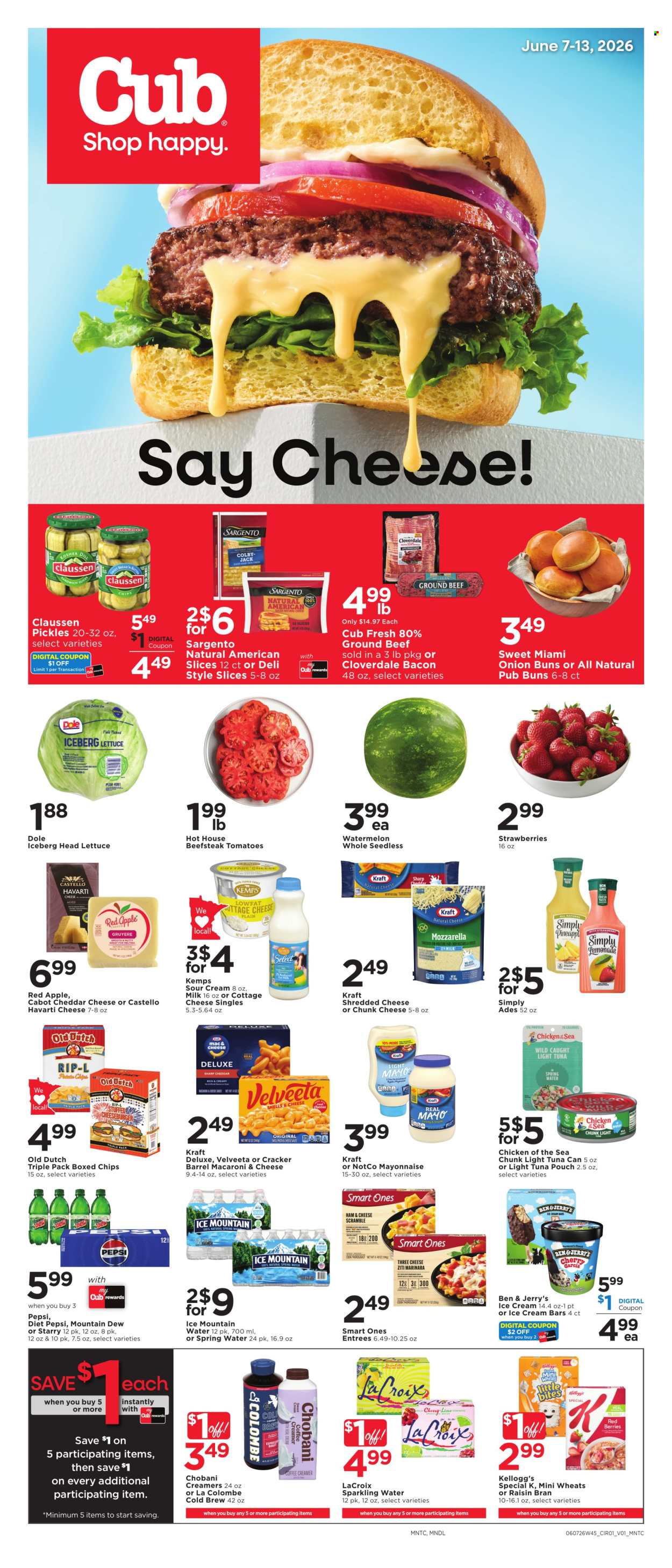 Cub Foods ad - 06/07/2026 - 06/13/2026. Page 1