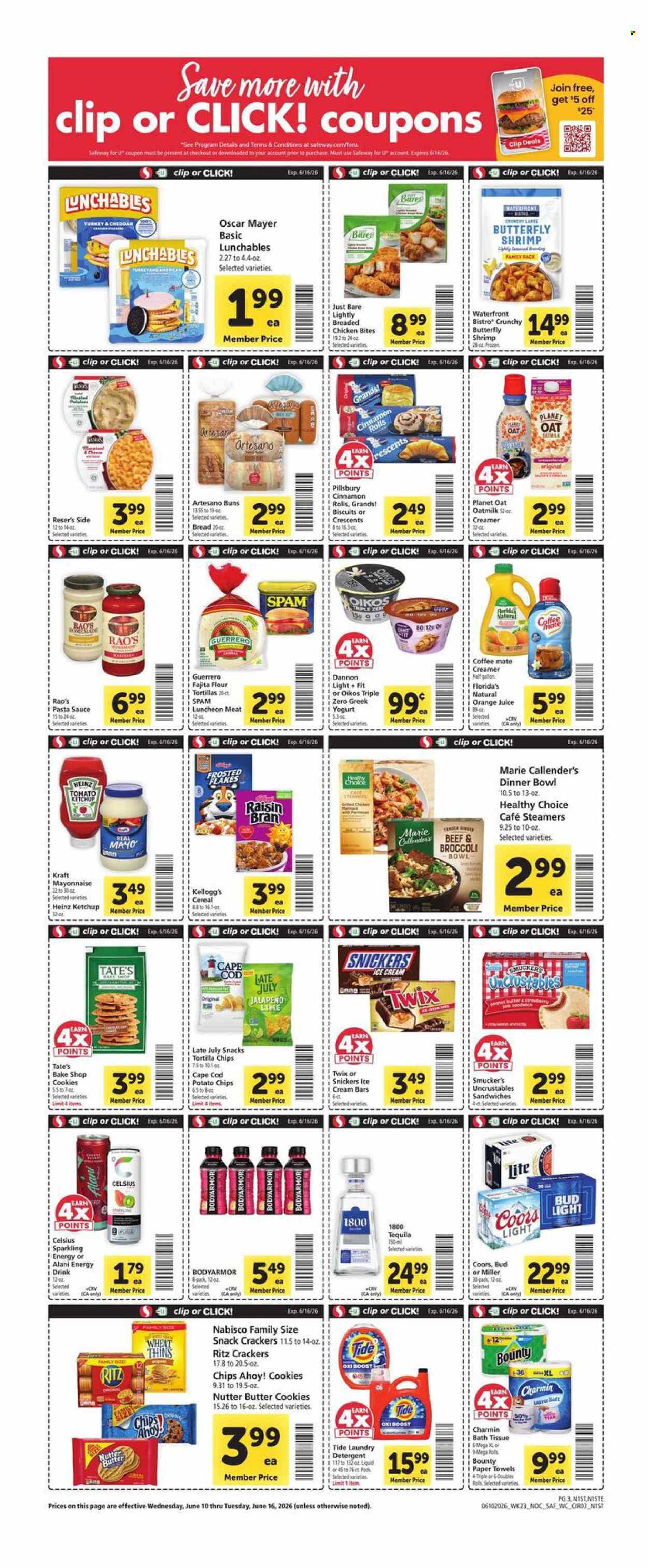 Safeway ad - 06/10/2026 - 06/16/2026. Page 3