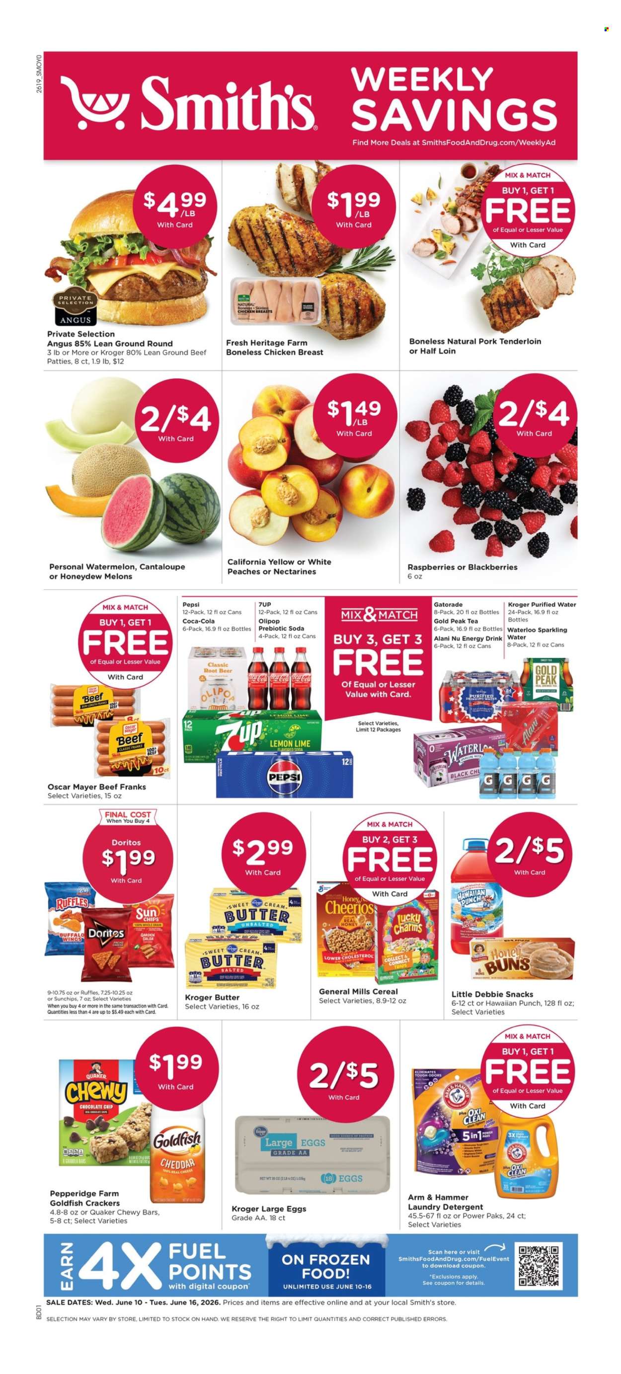 Smith's ad - 06/10/2026 - 06/16/2026. Page 1