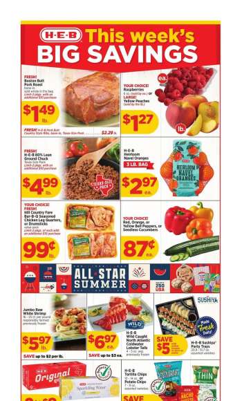 H-E-B Flyer - 06/10/2026 - 06/16/2026.