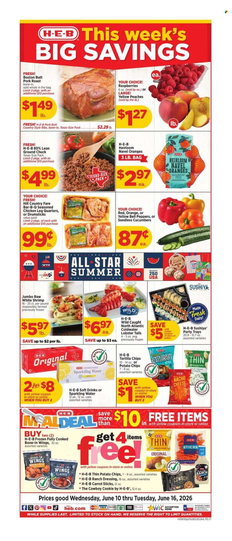 H-E-B Flyer - 06/10/2026 - 06/16/2026.