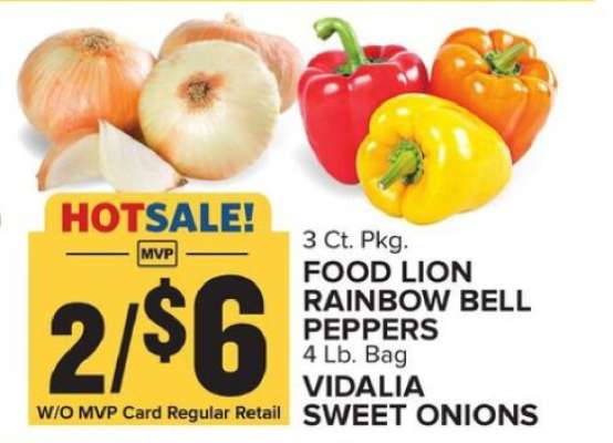 Food Lion Rainbow Bell Peppers