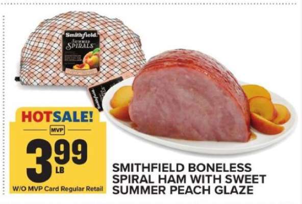 Smithfield Boneless Spiral Ham