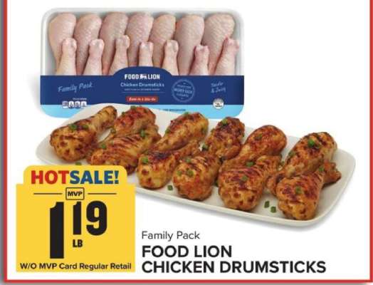 Food Lion Chicken Drumsticks