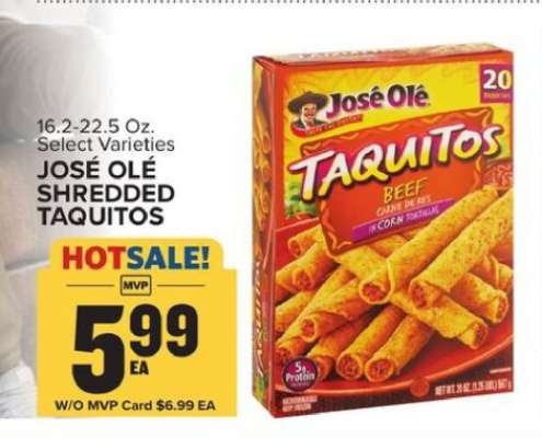 JOSÉ OLÉ SHREDDED TAQUITOS