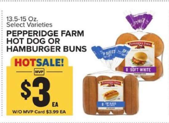 Pepperidge Farm Hot Dog or Hamburger Buns