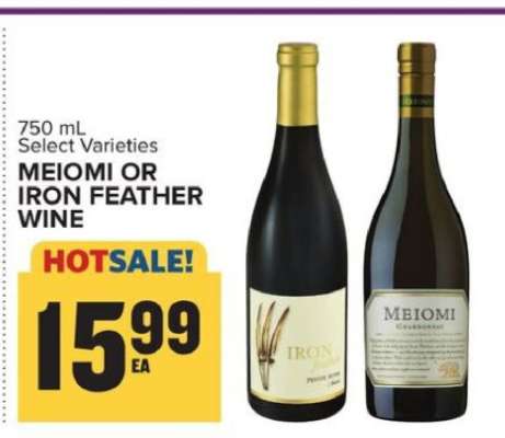 MEIOMI OR IRON FEATHER WINE
