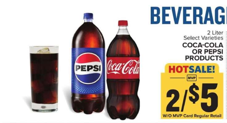 Coca-Cola or Pepsi Products*