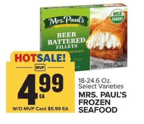 Mrs. Paul's Frozen Seafood