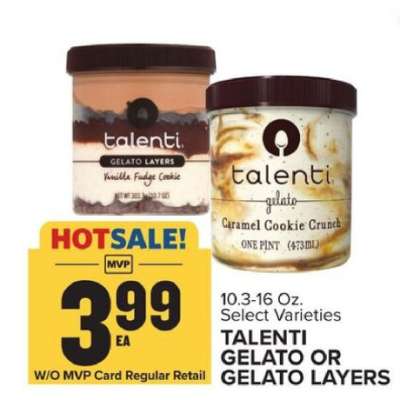 Talenti Gelato or Gelato Layers