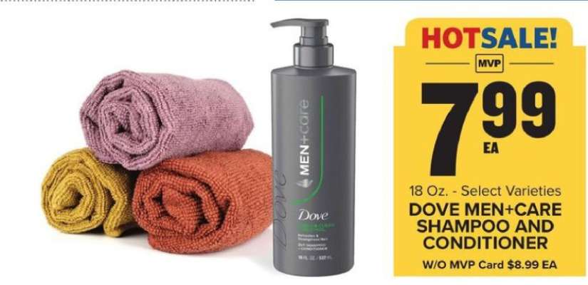 Dove Men+Care Shampoo and Conditioner
